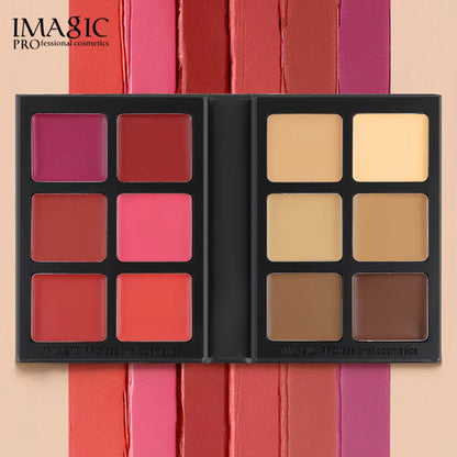 iMAGIC 12 colors Blusher Contour Palette