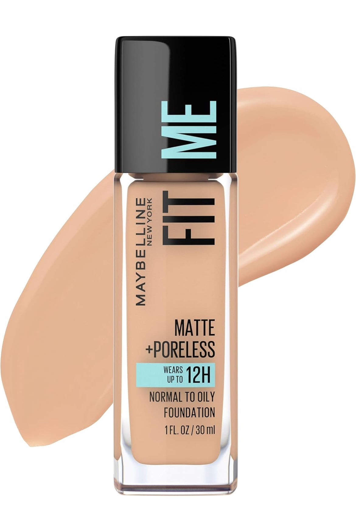 Maybelline New York Fit Me Matte + Poreless Fond de Teint Liquide