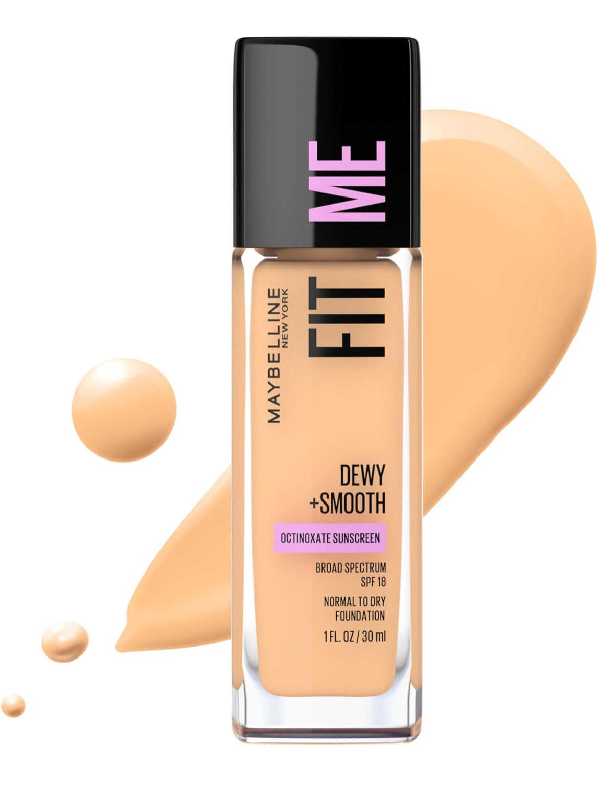 Maybelline Fit Me Dewy + Smooth Liquid Foundation