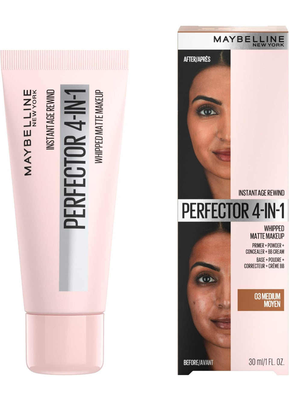 Maybelline Instant Age Rewind Perfector 4-in-1 Whipped Matte Foundation