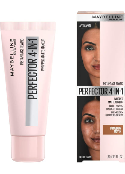 Maybelline Instant Age Rewind Perfector 4-in-1 Whipped Matte Foundation