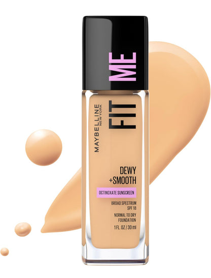 Maybelline Fit Me Dewy + Smooth Liquid Foundation
