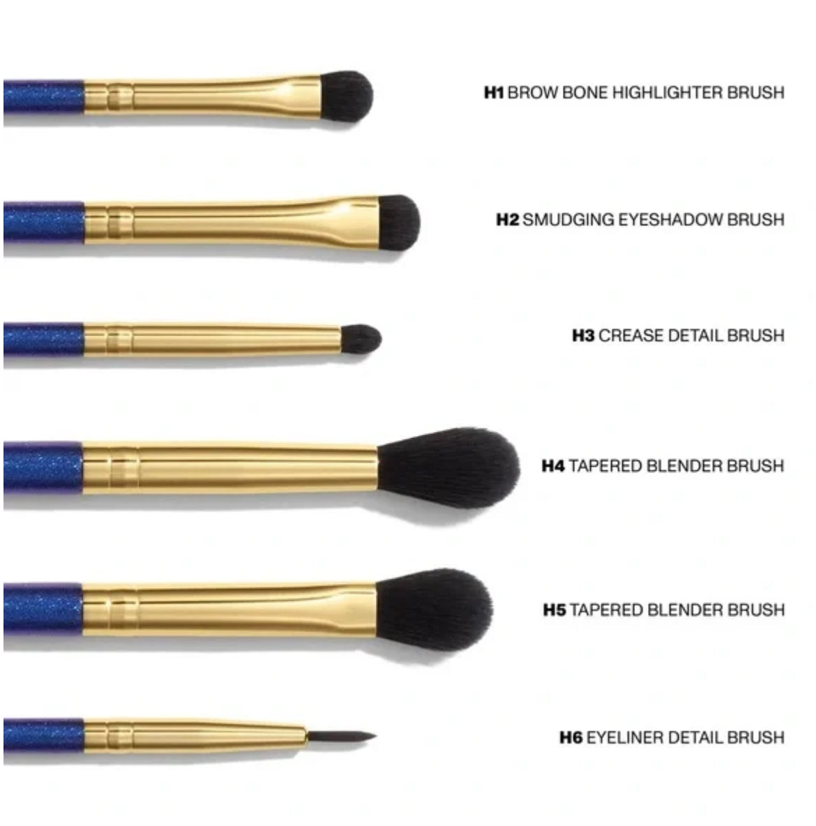 MORPHE THE MORE THE MERRIER 6-PIECE EYE BRUSH SET