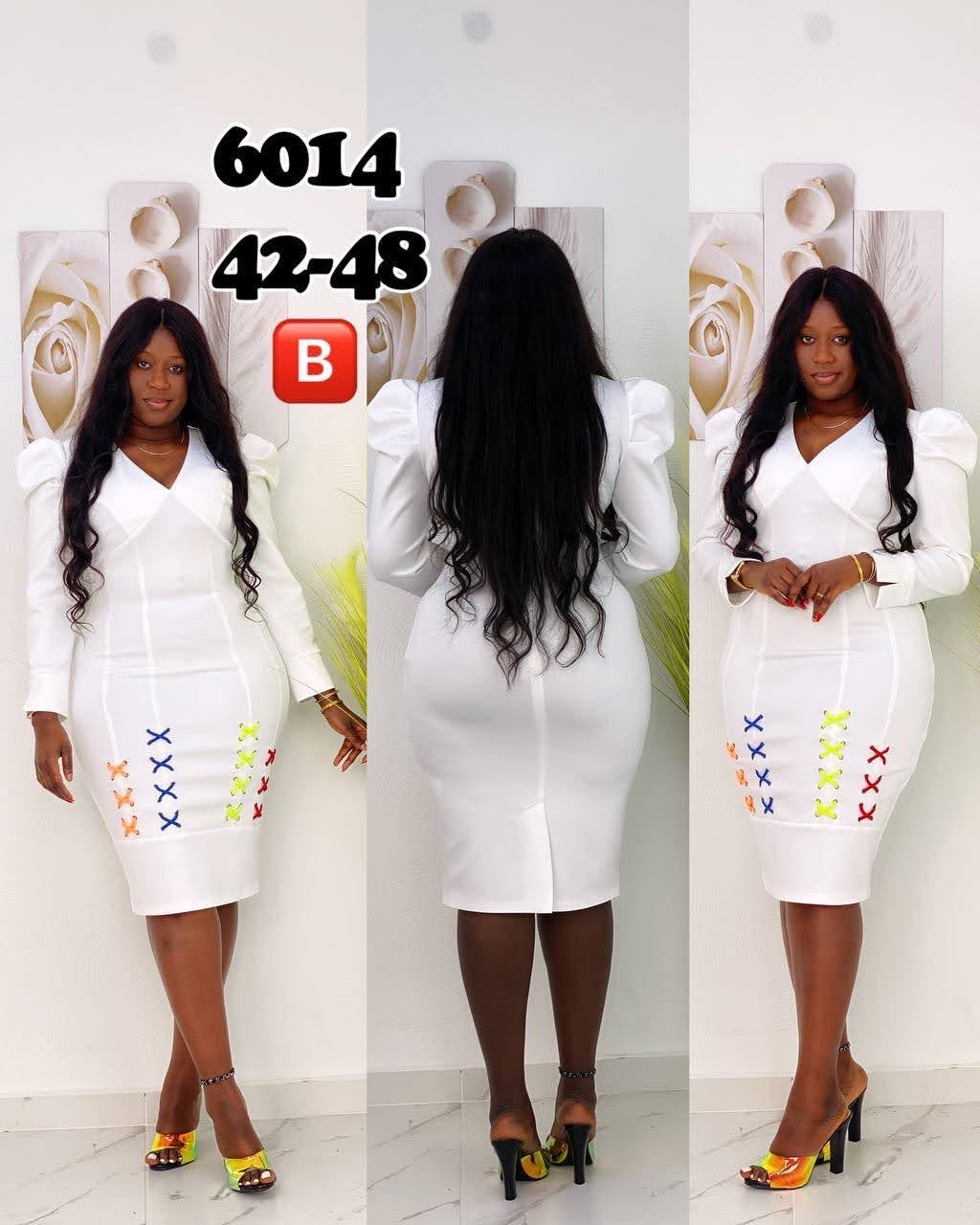 Miss Luzzia Fashion  Robe Courte Lacet