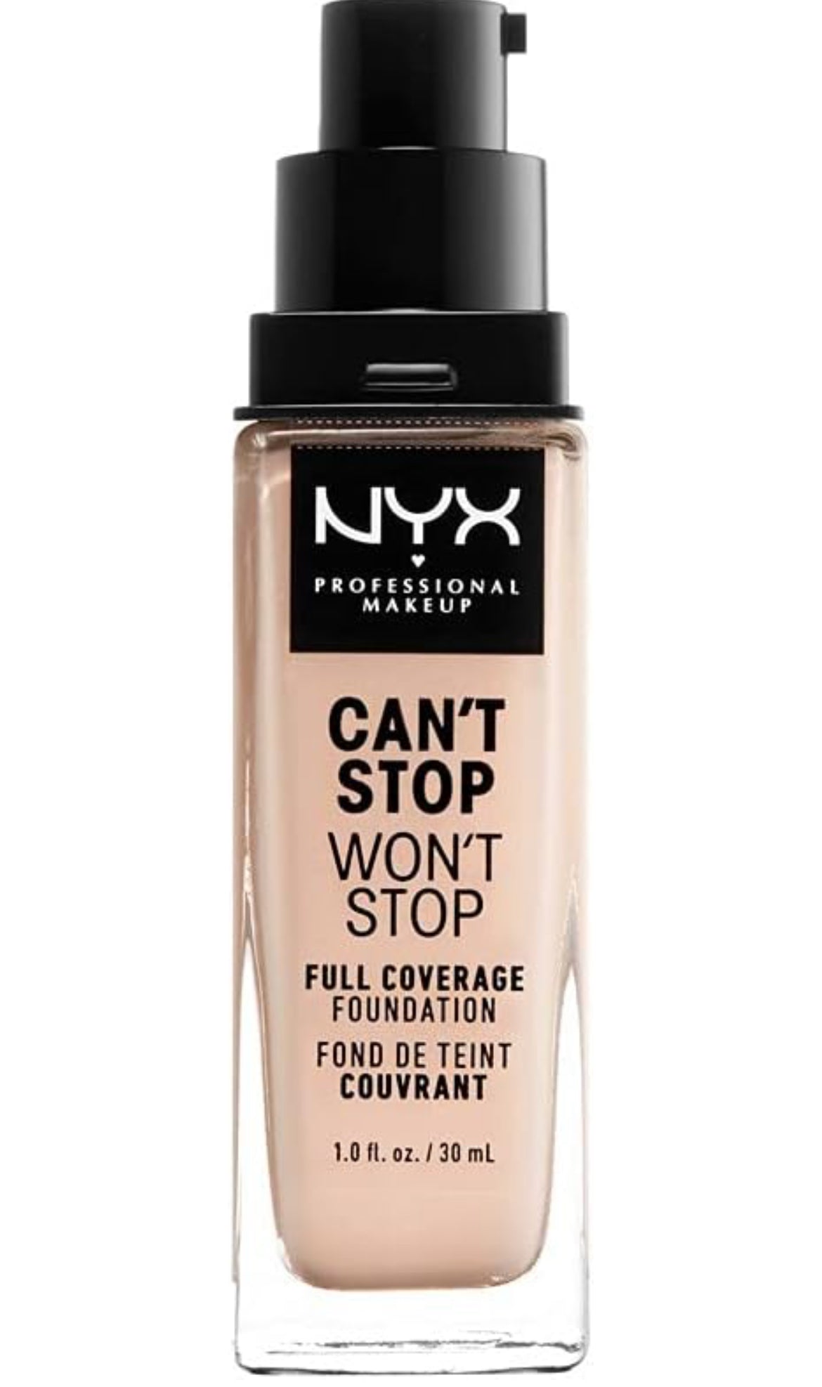 NYX Professional Can’t Stop Won’t Stop Fond de Teint