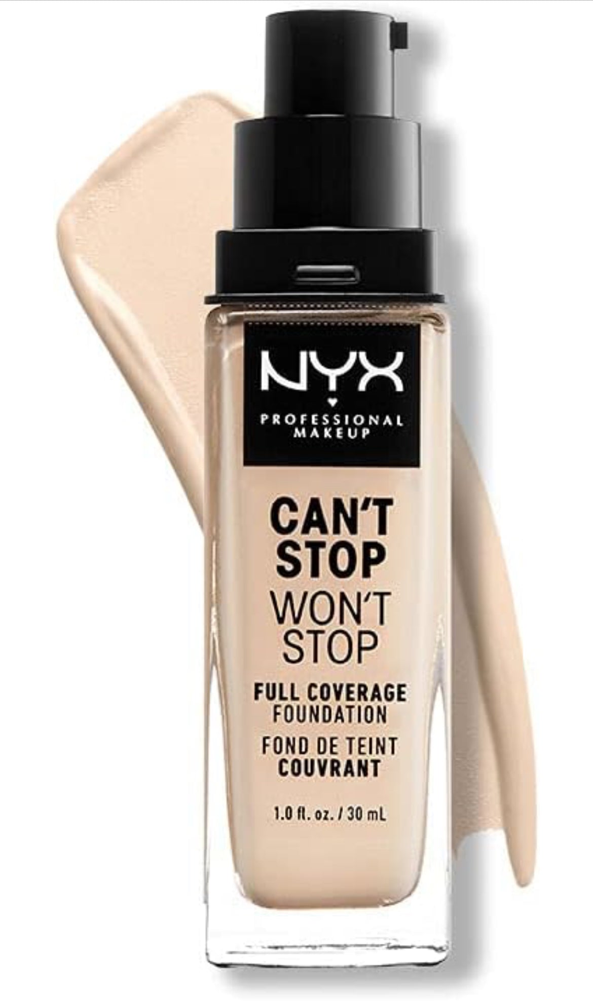 NYX Professional Can’t Stop Won’t Stop Fond de Teint