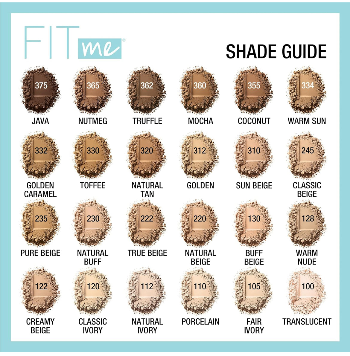 Maybelline New York Fit Me Matte + Poreless Pressed Face Powder